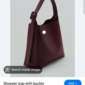 Mango shopper bag with buckel